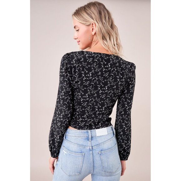 Sugar Lips Womens Rennes Floral Bustier Crop Top Plus Size 3X BNWT - Picture 7 of 9